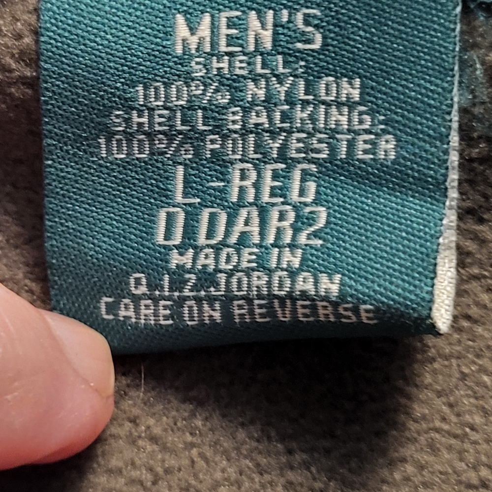 L.L. Bean Men's Two-Tone Windproof Soft Shell Fleece Full Zip Jacket - Size L - Picture 4 of 5